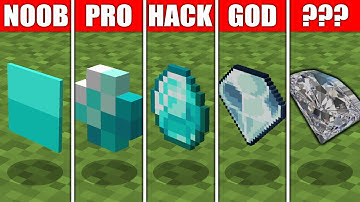 Textures (NOOB vs PRO vs HACKER vs GOD) Diamond in Minecraft