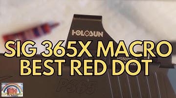 Sig Sauer 365X Macro Holosun 507K Installation
