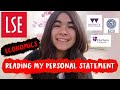 Reading my personal statement that got me into LSE/Warwick/Bath/Durham (Economics) | Tips