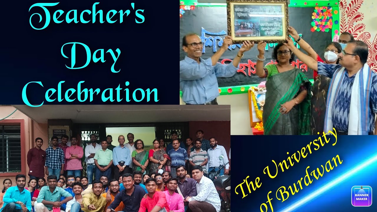 teachers day celebration in university // burdwan university teachers day // History department