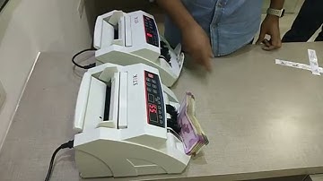 SToK (ST-MC01) Currency Counting Machine with UV/MG Counterfeit Notes Detection Plus External