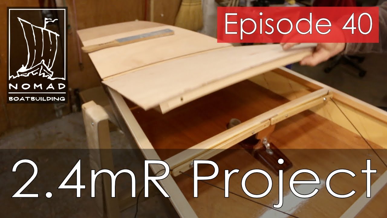 International 2.4mR Sailboat Project - Episode 40 - Deck hatch, part 2