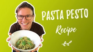 Vegan pasta pesto recipe (with basil)