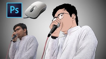 How To Cartoon Yourself in Photoshop with mouse | RB