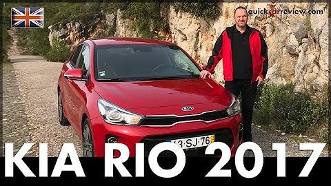 2017 Kia Rio 1.0 l Turbo Generation 4 | Test | Review | Cars | English