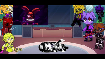 Fnaf 1 + puppet react to slasher