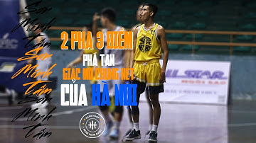 Bóng Rổ Vô Địch Quốc Gia 2021 - Sơn Minh Tâm ném 3 phá tan giấc mơ đi tiếp của Hả Nội - GameHoopVN