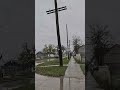 AUTUMN WALK IN THE RAIN WITH DISTANT THUNDER WINNIPEG #shorts #walk #raindistantthunder