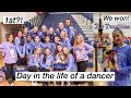 What being in a highschool dance team is like! Day in the life of a dancer!