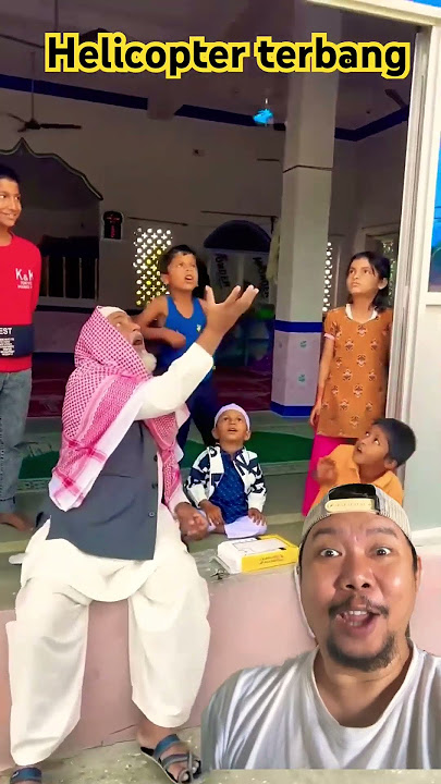 Wah helicopternya terbang!!!?? #funny #comedy #cutebaby
