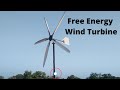 How to Make Free Energy Wind Turbine Generator at Home Electricity Wind Turbine