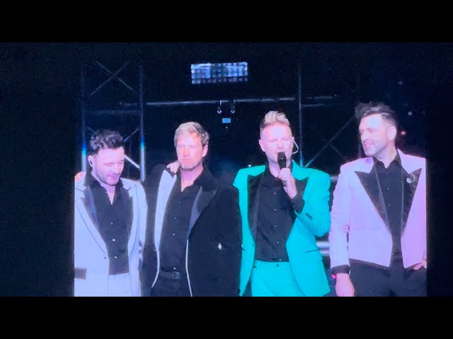 Chit chat on the stage!  - Westlife | The Wild Dreams Tour | ICE BSD City 9 February 2023 class=