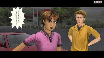 Rain Battle with Kenta! Drifting in the Rain! - Initial D AS8 Infinity