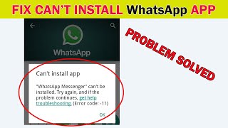 how to fix playstore can't install whatsapp app problem | play store download pending solutions