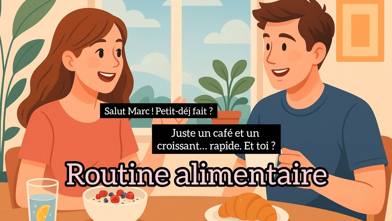 Dialogue Français Facile : Routine Alimentaire — Learn French with a Fun Daily Conversation