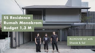 Download Lagu Rumah Monokrom Budget 1,3 M | House 101 with Dhaniē \u0026 Sal at SS Residence MP3