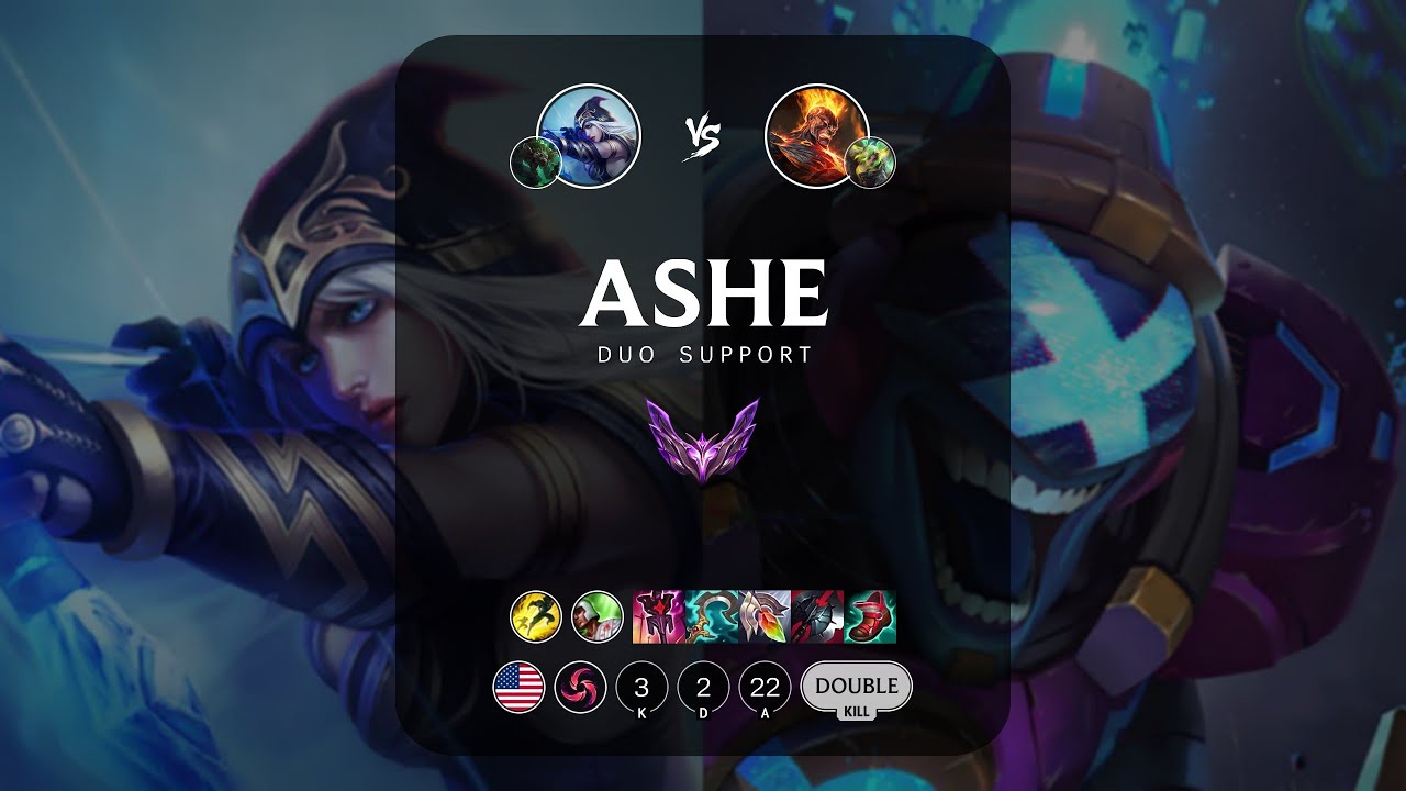 Ashe Support vs Brand - NA Master Patch 13.9