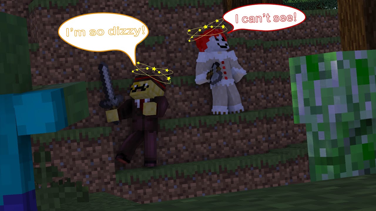 Minecraft on DIZZY MODE...