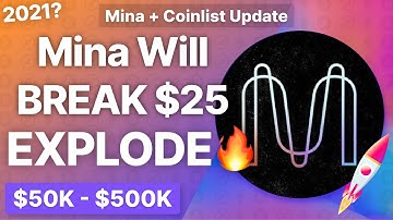 Mina Will Break $25? What is Mina Protocol? Price Prediction! Decentralized? $10K - $50K