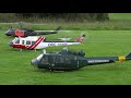 Heli Treffen 2022 - Helifreunde Schwangau Piloten mit drei Bell UH1D fliegen zusammen