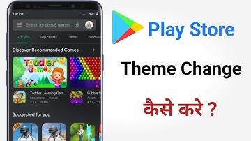 Play store ki theme change kaise kare || how to enable dark mode in play store || by dainik tricks