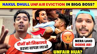 OMG!🤯 R2H Wasim & Lakshay Choudhary ANGRY At Nakul Dhull's EVICTION😱| Nakul Dhull Vs Gullu Bigg Boss