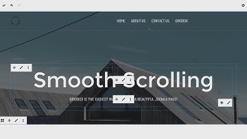 Gridbox Joomla Page Builder: Smooth Scrolling Plugin
