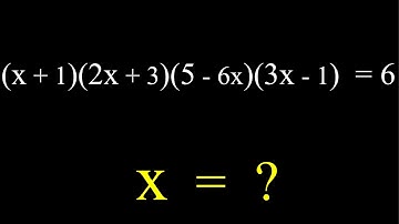 A Nice Algebra Problem | Math Olympiad x=?