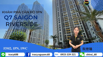 💐💐Khám phá căn hộ 53m2, 1PN, 1WC chung cư Q7 Saigon Riverside Đào Trí. LH: 0933.339.321 Ms Thụy💐💐