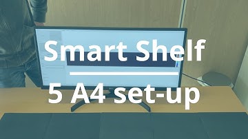 Nanomade SmartShelf : 5 A4 set-up