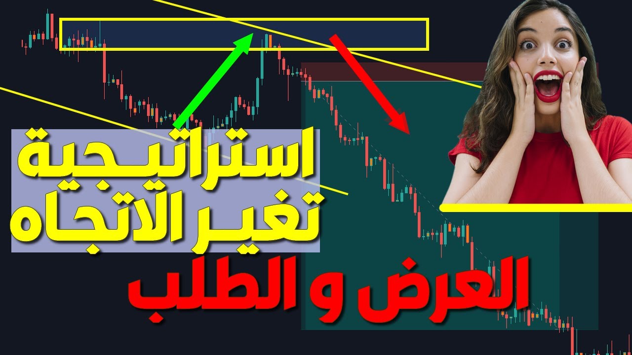 معرفة تغير الاتجاه - اقوى استراتيجية العرض و الطلب في الفوركس - دورة تداول العرض و الطلب - الجزء 4