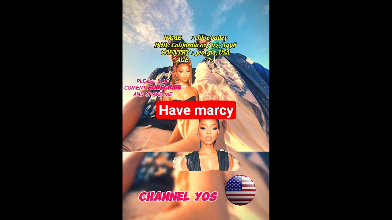 chloe 🎵🇺🇸  have mercy 