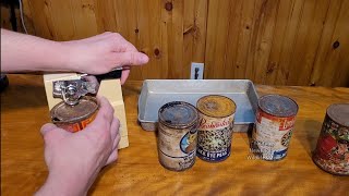 Opening Decades Old Canned Foods 2022