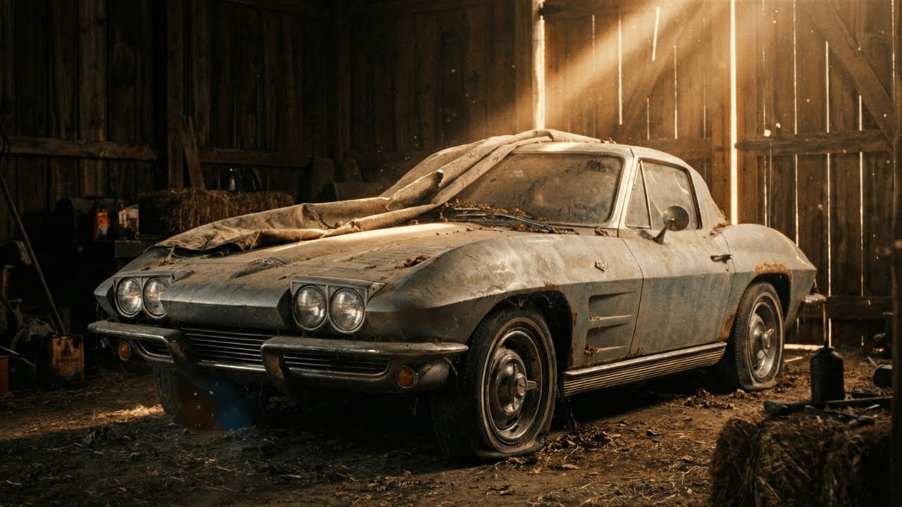 ASMR Car Restoration | 1963 Corvette Sting Ray From Barn Find to Showroom