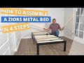 How To Assemble A Ziors Twin Size Metal Platform Bed Frame