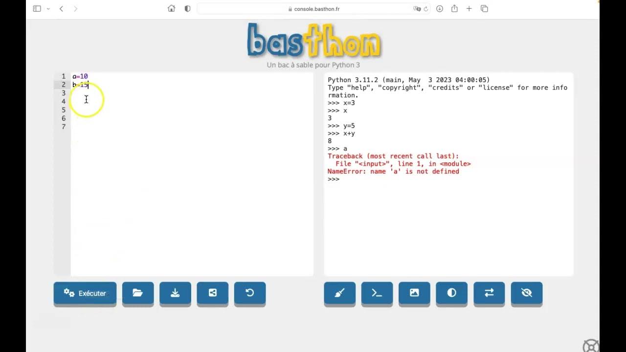 #2 PYTHON - Affectation des variables - YouTube