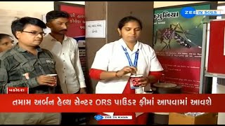 Seeing scorching heat conditions, free ORS packs made available to citizens at Urban Health Centres