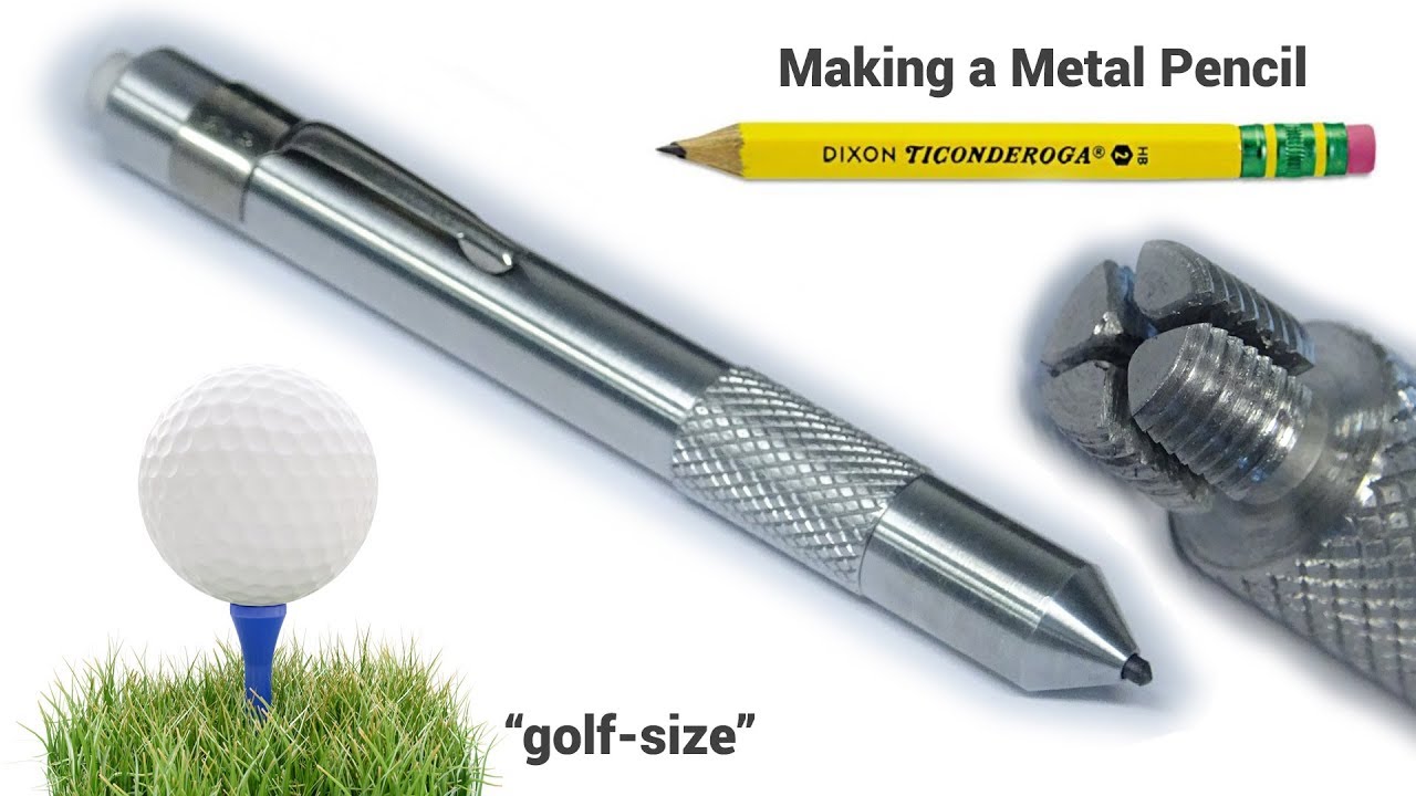 Making an Aluminum Pencil Lead Holder YouTube