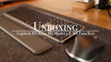 Unboxing Logitech MX Keys Mac, MX Master 3 & MX Palm Rest | Review ASMR | My Ergonomic Home Office