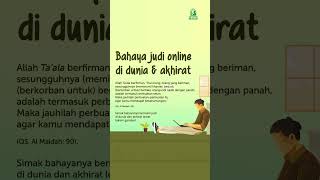 Bahaya Judi Online: Rezeki Hilang, Iman Rusak — Ini Peringatan dari Allah!