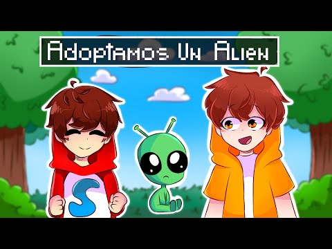 SPARTOR ADOPTA UN ALIEN 👽😉| KORING ROLEPLAY MINECRAFT