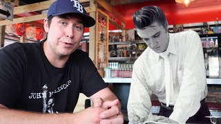 Elvis Presley In Tampa Florida - Eating At Same Diner Table &amp; Location Of His First Ever Album Cover
