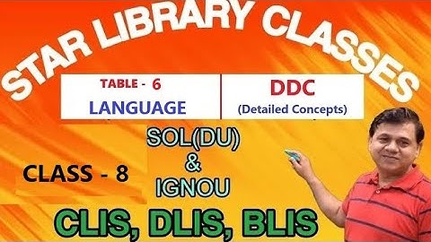 CLASS- 8 : DDC ( TABLE - 6 ) LANGUAGE : Subhash Sir