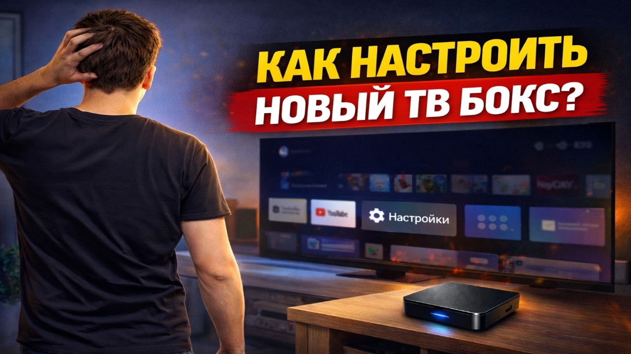 Как настроить новый ТВ Бокс (Android TV) — пошаговая инструкция для новичков!
