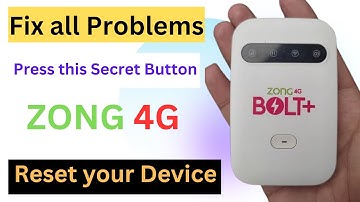 How to reset Zong device password 2023 | how to reset Zong Device password | reset Zong Bolt+
