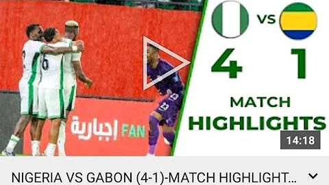 NIGERIA VS GABON (4-1)-MATCH HIGHLIGHTS & ALL GOALS-2026 WORLD CUP QUALIFIERS PLAYOFFS #sports #fifa