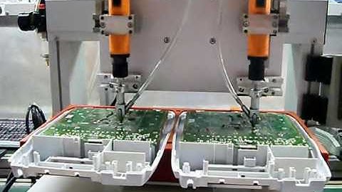 Desktop automatic screwdriver machine with double heads/screwdriver robot