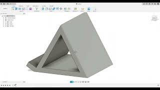 Basic phone stand with Fusion 360