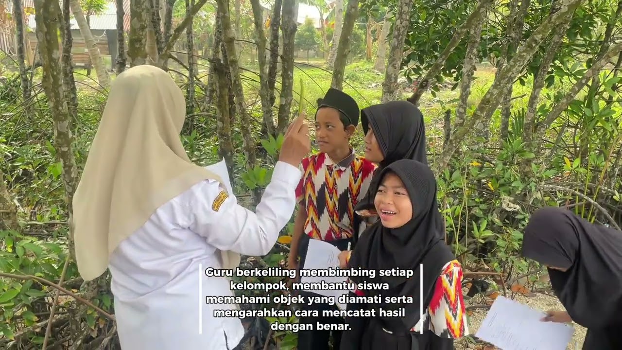 Pembelajaran diluar kelas mengamati lingkungan pantai kelas 6