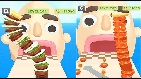 Satisfied Mobile🥪 Sandwich Runner Gameplay Walkthrough 🥪All Levels Android /iOS Gameplay 🥪 Part-  47